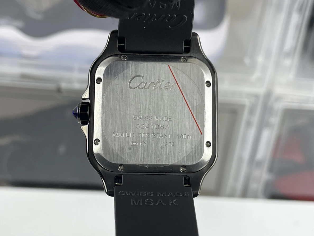 SmartChoice Cartier Santos de Cartier Black Watch (47.5 x 39.8 x 9.38 mm) 317