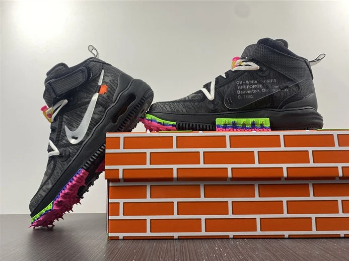 SmartChoice Nike Air Force 1 Mid Off-White Black DO6290-001 2326