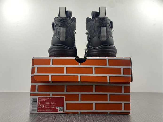 SmartChoice Nike Air Force 1 Mid Off-White Black DO6290-001 2326