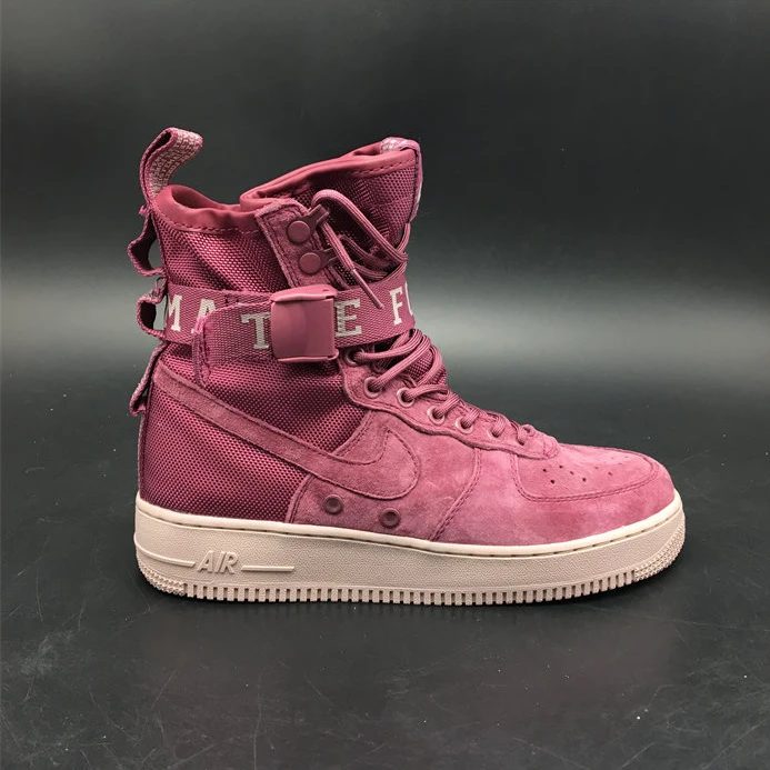 SmartChoice Nike SF Air Force 1 High Force Is Female Vintage Wine AJ1700-600 2479