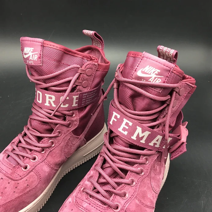 SmartChoice Nike SF Air Force 1 High Force Is Female Vintage Wine AJ1700-600 2479