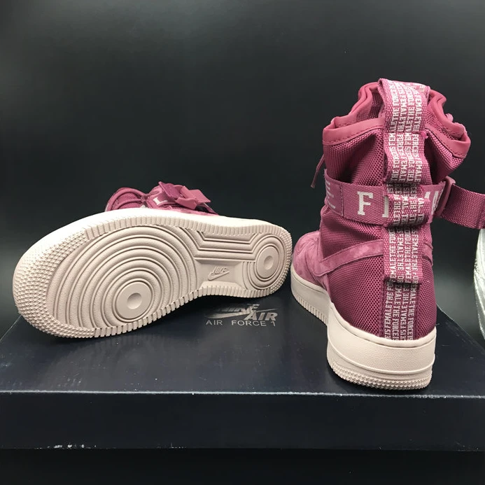 SmartChoice Nike SF Air Force 1 High Force Is Female Vintage Wine AJ1700-600 2479