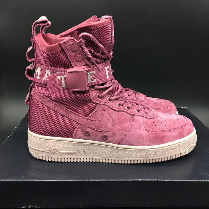 SmartChoice Nike SF Air Force 1 High Force Is Female Vintage Wine AJ1700-600 2479