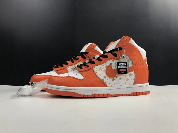 SportInspired 1719 Nike SB Dunk High Supreme Orange 307385- 2205