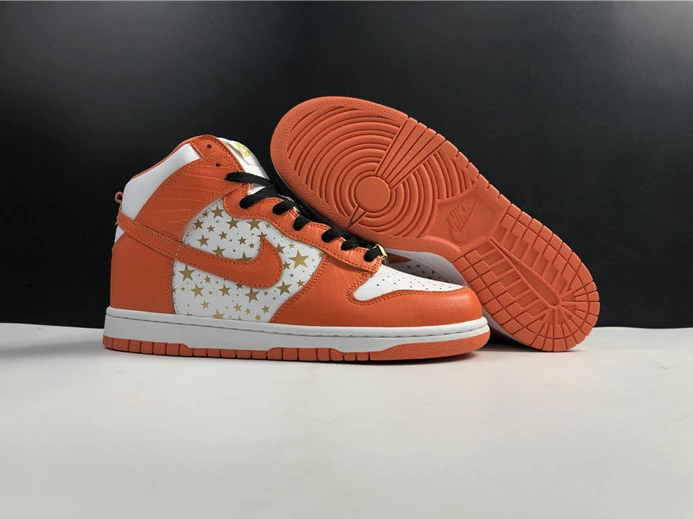 SportInspired 1719 Nike SB Dunk High Supreme Orange 307385- 2205