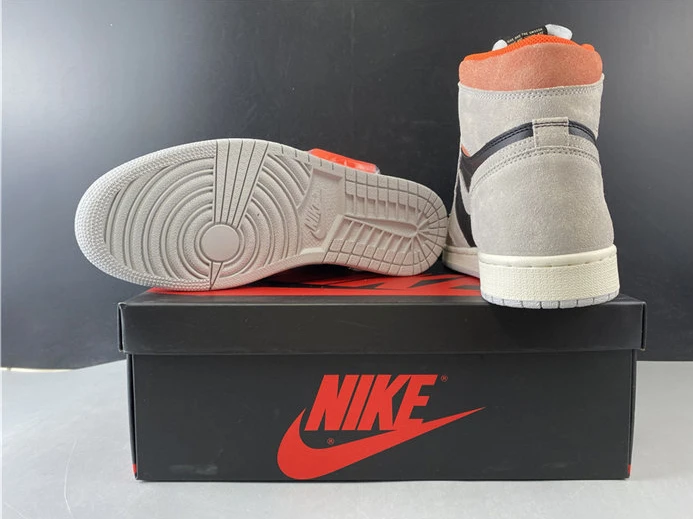 SportInspired 211 Jordan1 Retro Neutral Grey Hyper Crimson 555088- 550