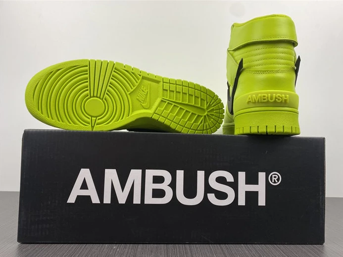 SportInspired 2169 Nike Dunk High AMBUSH Flash Lime CU7544- 2054