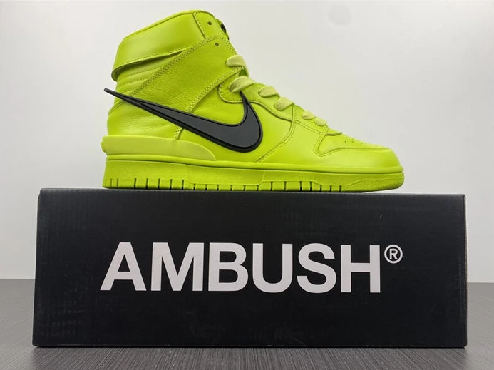 SportInspired 2169 Nike Dunk High AMBUSH Flash Lime CU7544- 2054