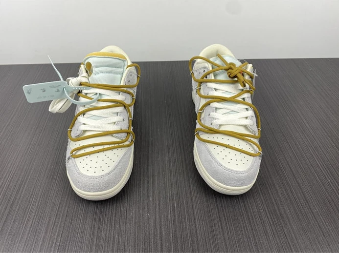 SportInspired 4544 Nike Dunk Low Off-White Lot 37 DJ0950- 2363
