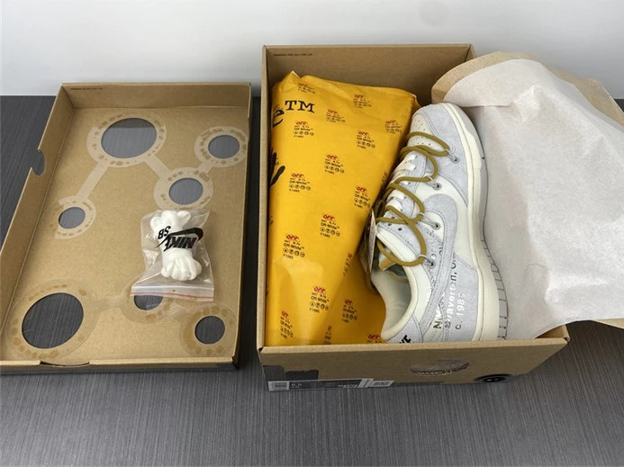 SportInspired 4544 Nike Dunk Low Off-White Lot 37 DJ0950- 2363