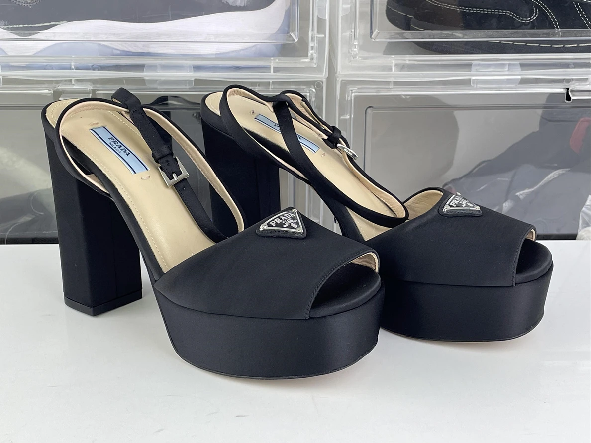SportInspired 5371 PRADA Black high heel (heel length 13cm) 3543