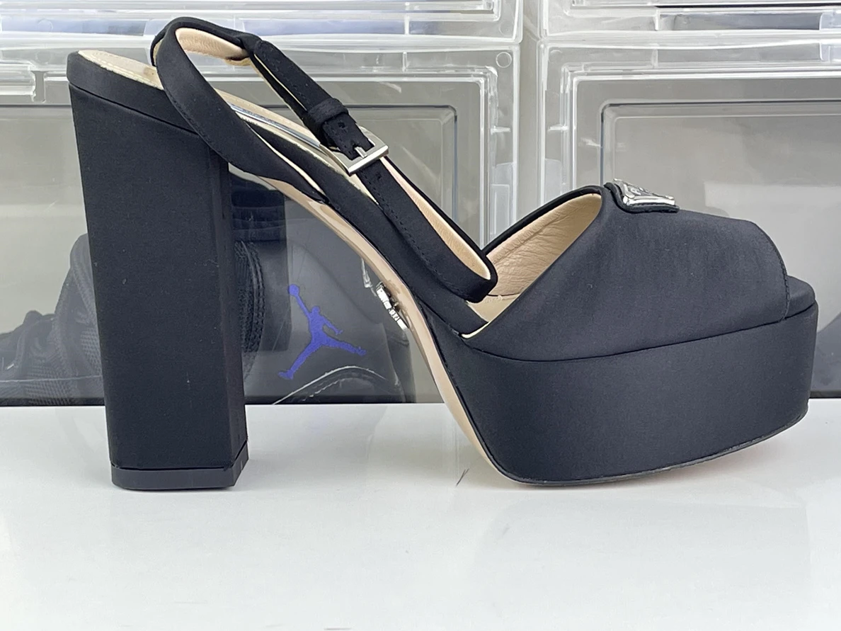 SportInspired 5371 PRADA Black high heel (heel length 13cm) 3543
