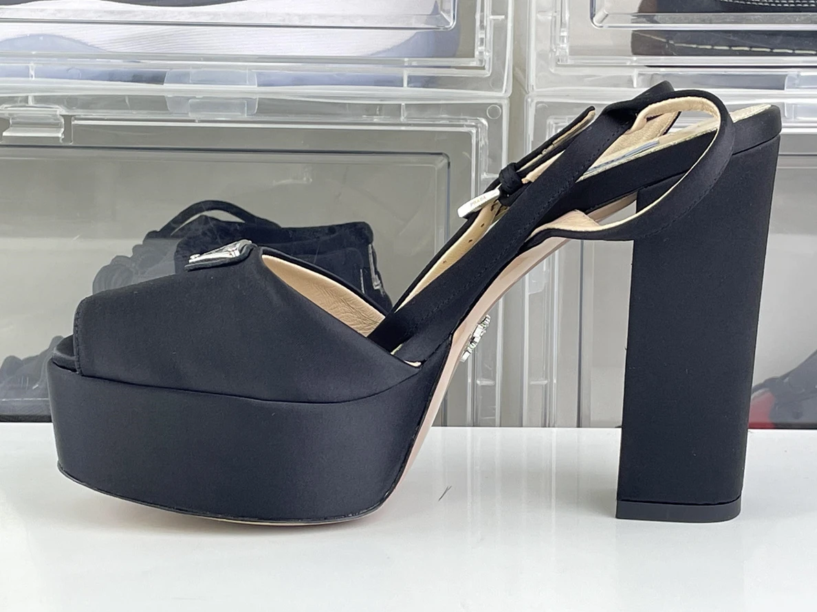 SportInspired 5371 PRADA Black high heel (heel length 13cm) 3543