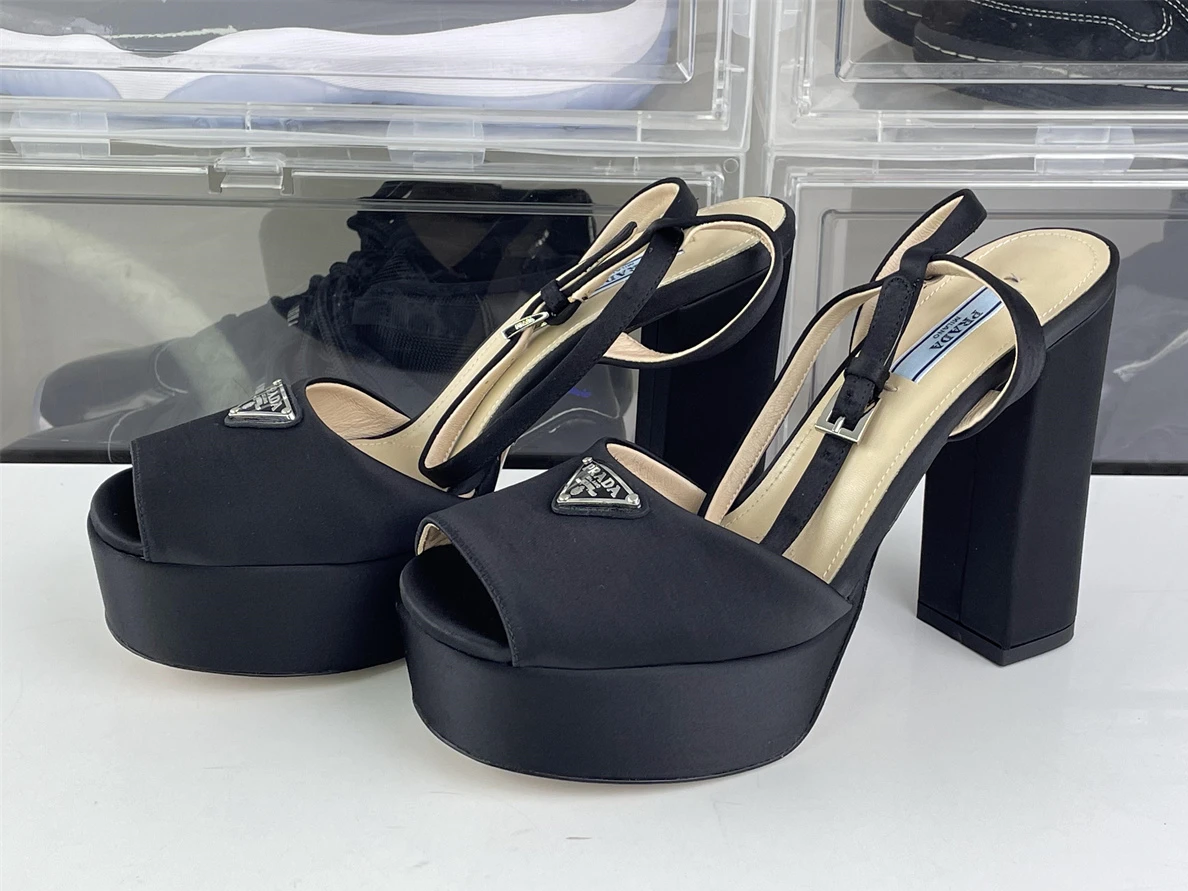 SportInspired 5371 PRADA Black high heel (heel length 13cm) 3543