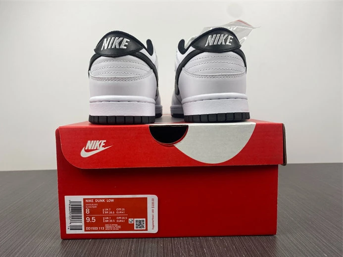 SportInspired 809 Nike Dunk Low White Black DD1503- 2016