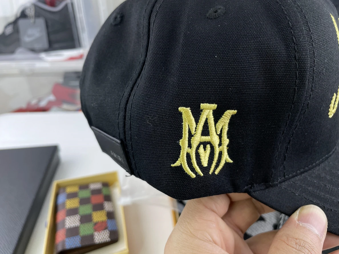 SportInspired AMIRI Black Peacked Hat 43