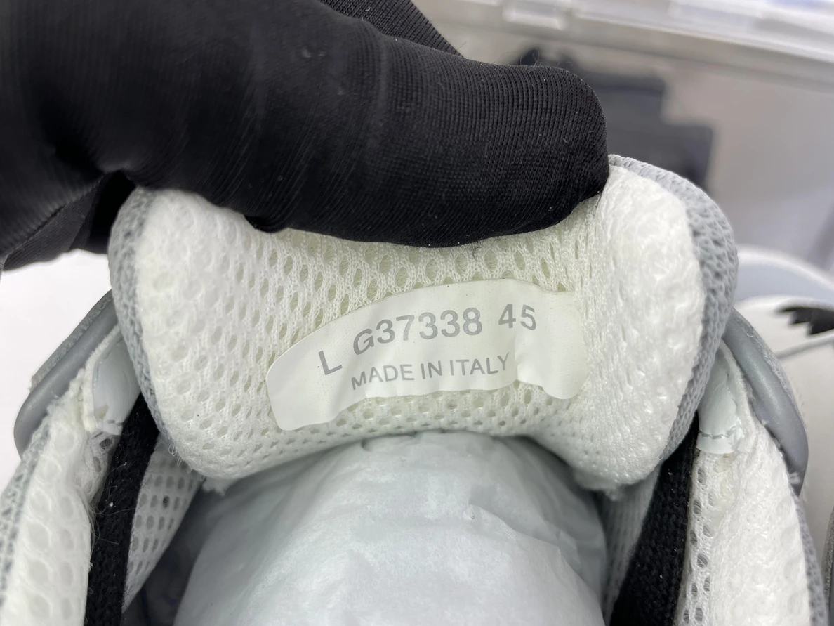SportInspired CHANEL White sneakers with Black LOGO 1223