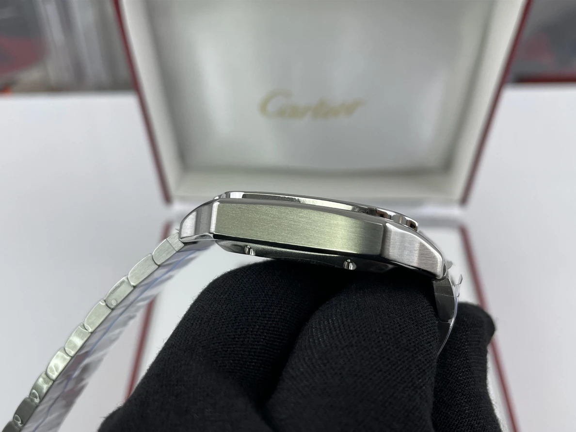 SportInspired Cartier mens Watch with Green dial, (39.8x47.5x9.08mm ) 327