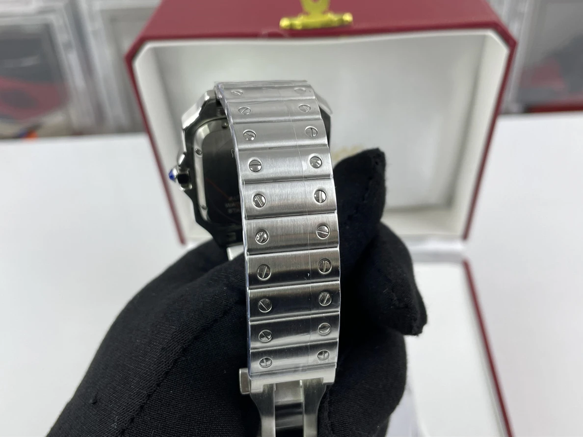 SportInspired Cartier mens Watch with Green dial, (39.8x47.5x9.08mm ) 327