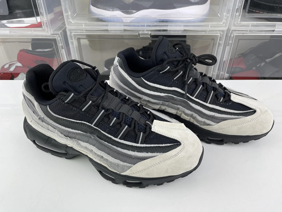 SportInspired Comme des Garçons x Air Max 95 Black Grey 2524