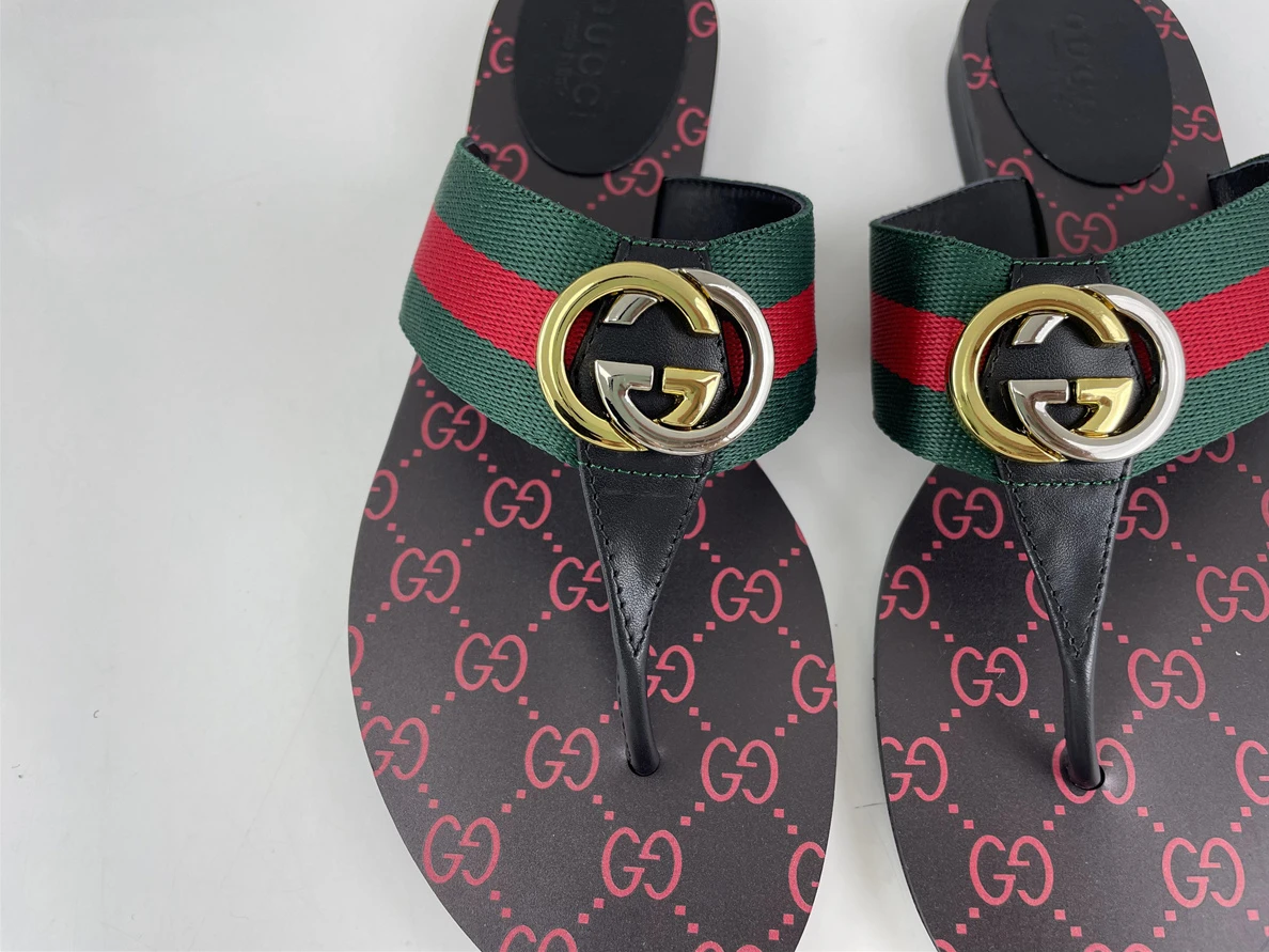 SportInspired GUCCI Red Green slipper for mens and women 85