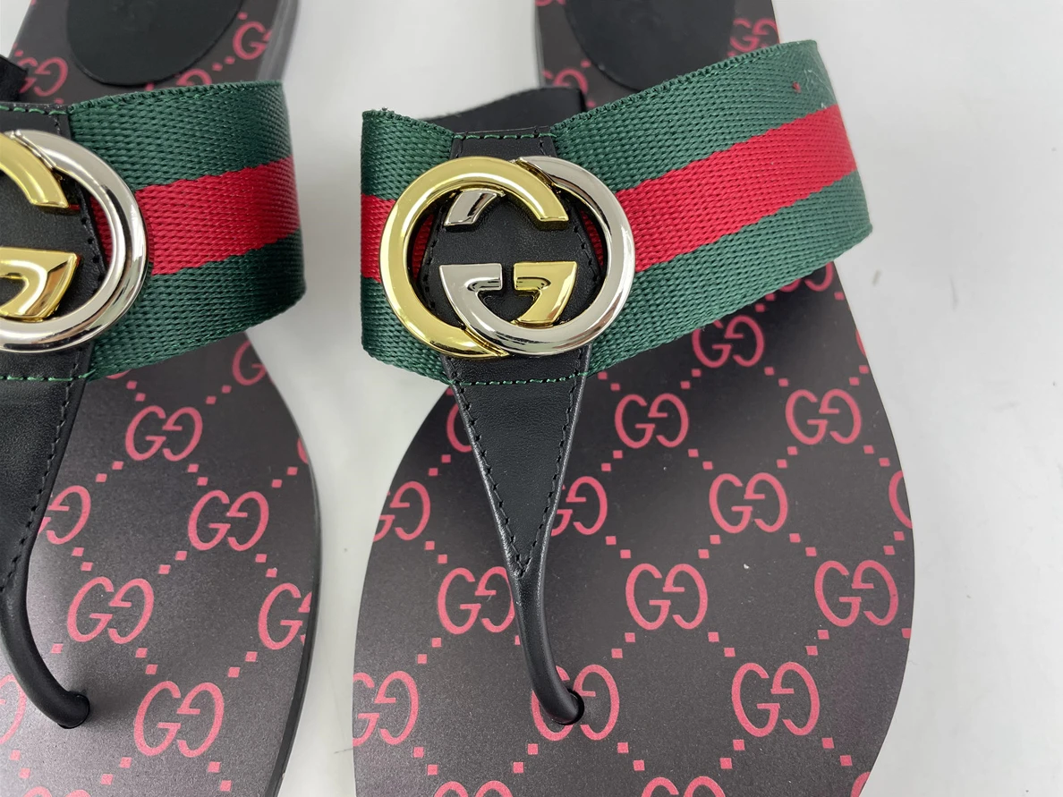 SportInspired GUCCI Red Green slipper for mens and women 85