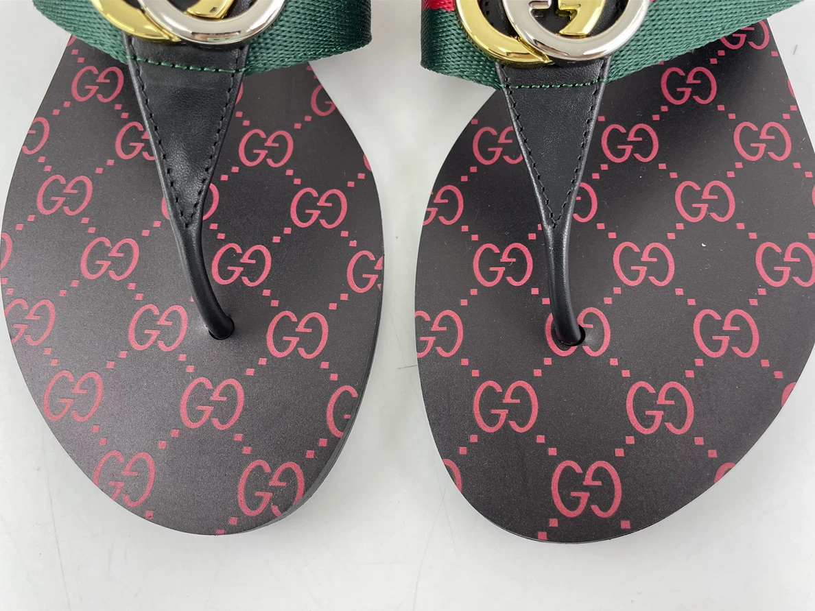 SportInspired GUCCI Red Green slipper for mens and women 85