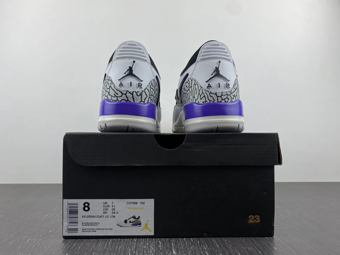 SportInspired Jordan Legacy 312 Low Lakers CD7069-102 391