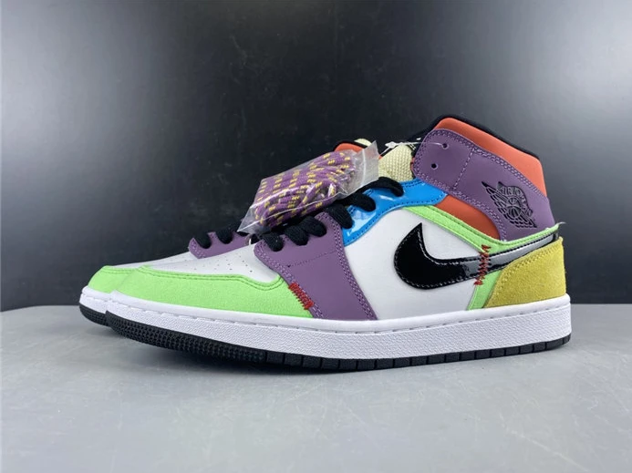 SportInspired Jordan1 Mid SE Multi-Color CW1140-100 524
