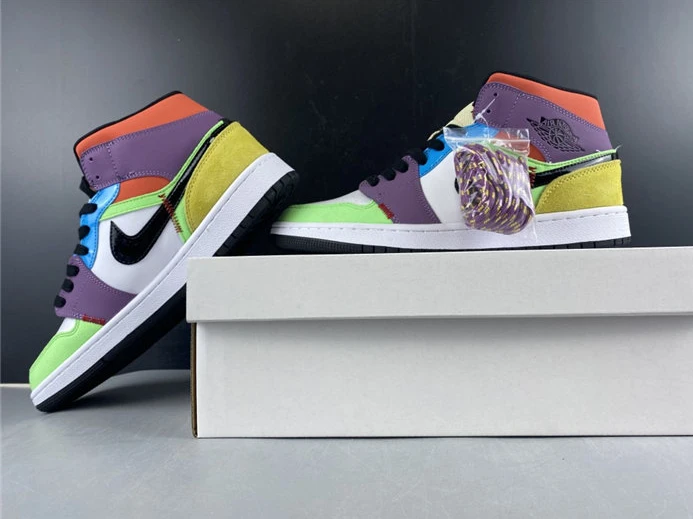 SportInspired Jordan1 Mid SE Multi-Color CW1140-100 524