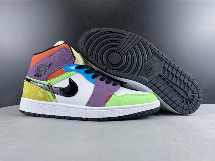 SportInspired Jordan1 Mid SE Multi-Color CW1140-100 524