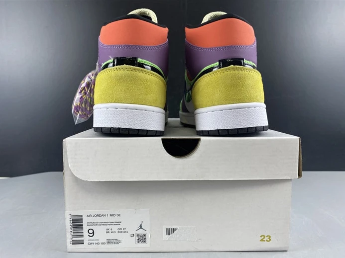 SportInspired Jordan1 Mid SE Multi-Color CW1140-100 524