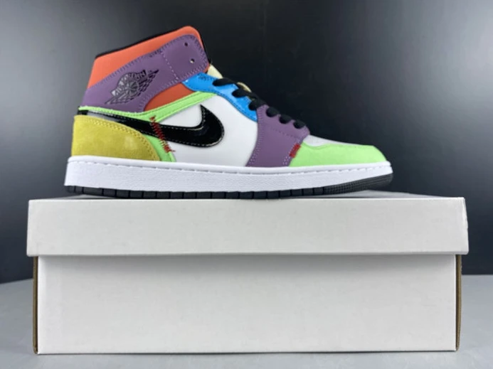 SportInspired Jordan1 Mid SE Multi-Color CW1140-100 524