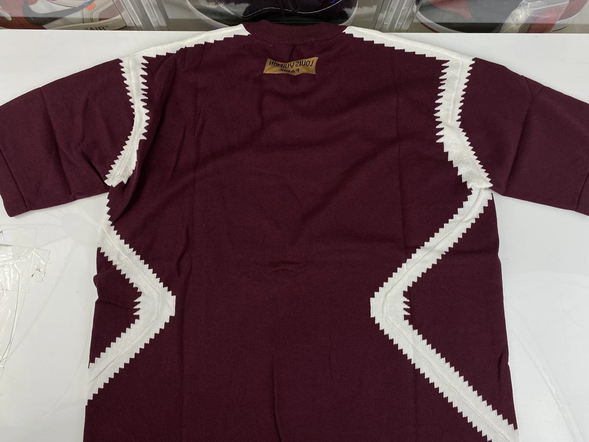 SportInspired Louis Vuitton Wine Red T-Shirt sweater 8