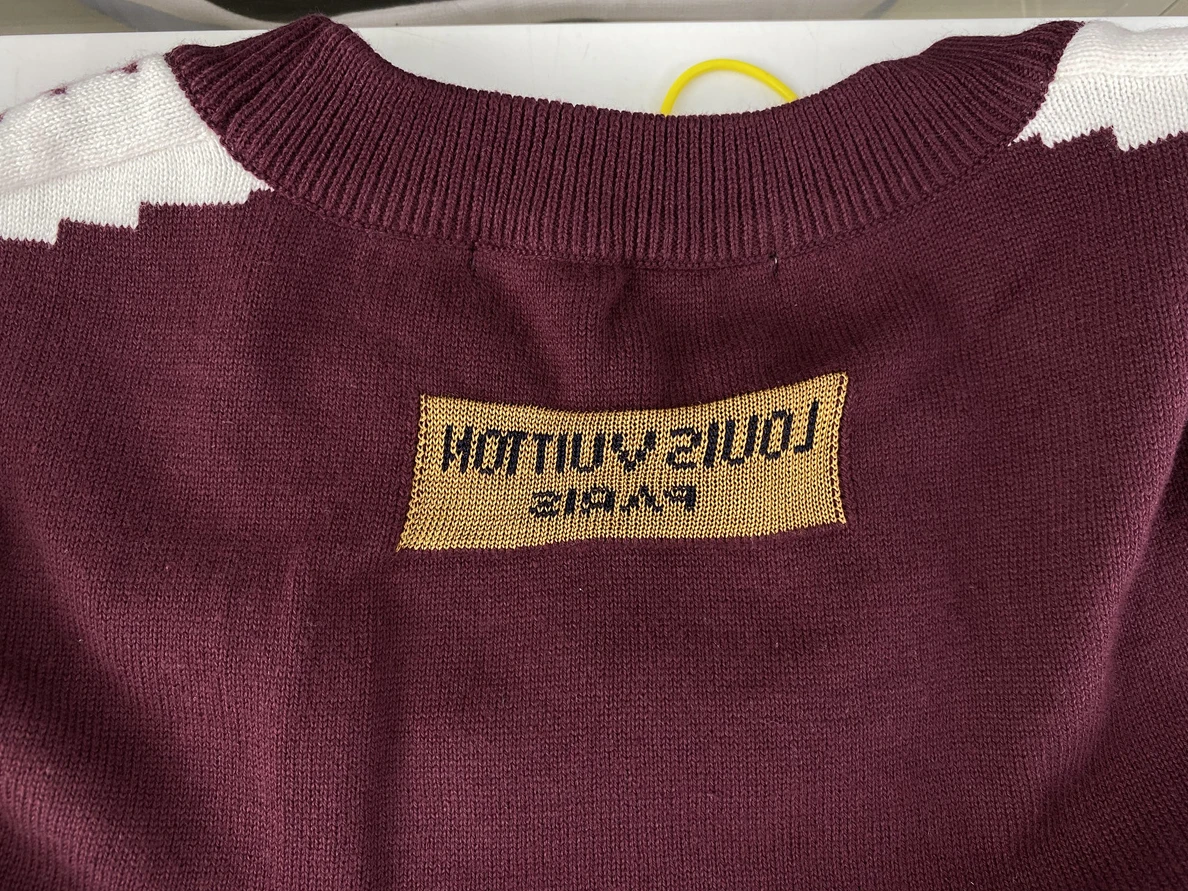 SportInspired Louis Vuitton Wine Red T-Shirt sweater 8