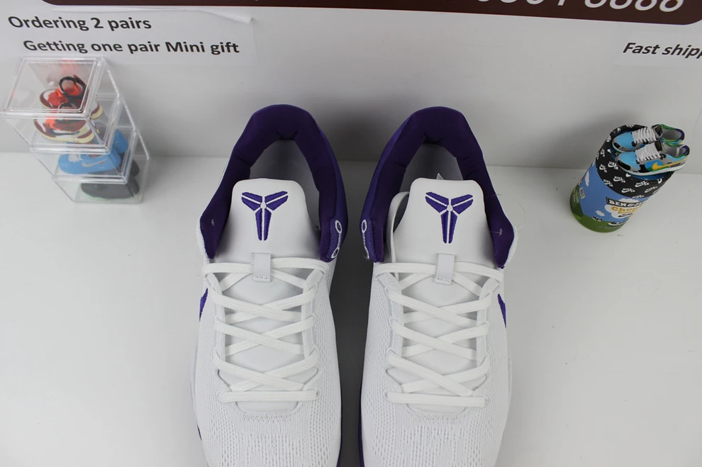 SportInspired Nike Kobe 8 Protro “White Court Purple” 2237