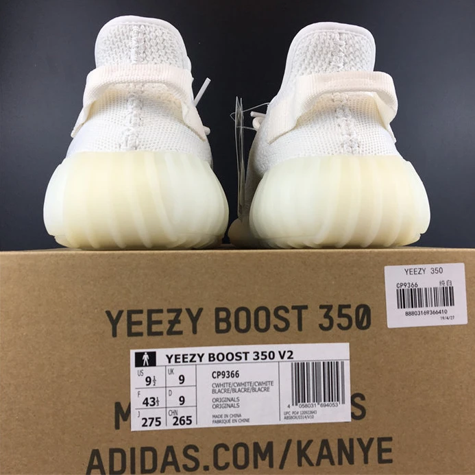 SportInspired adidas Yeezy Boost 350 V2 Cream Triple White CP9366 2950