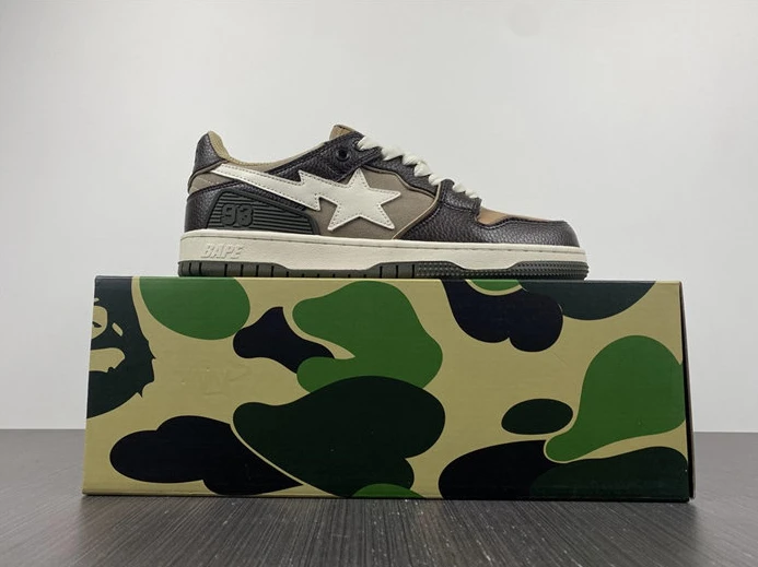 StreetReady 202 A Bathing Ape Bape SK8 Sta Brown Ivory 2798