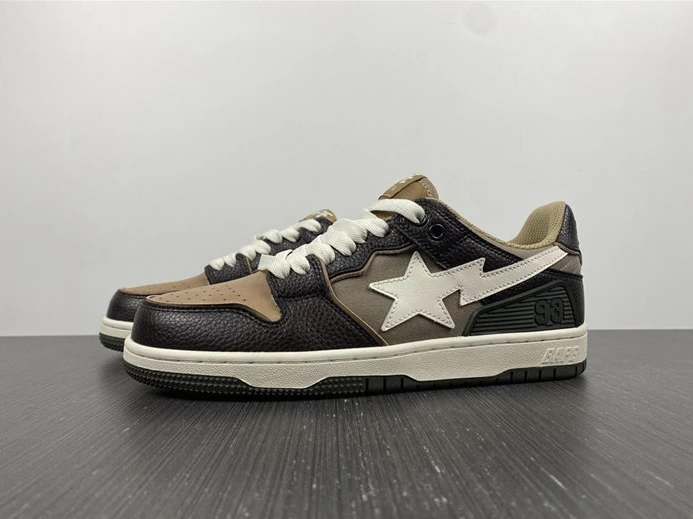 StreetReady 202 A Bathing Ape Bape SK8 Sta Brown Ivory 2798