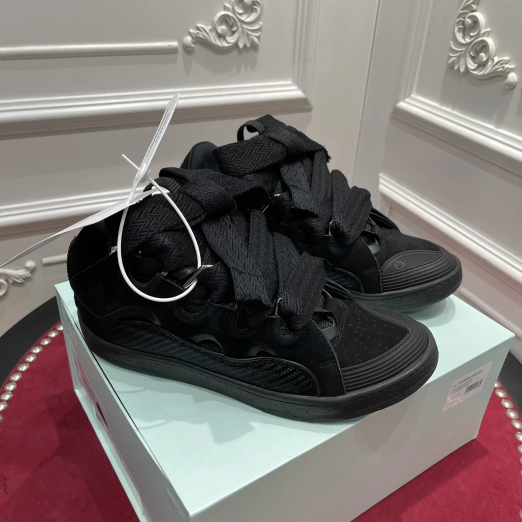 StreetReady 218 Lanvin Curb Sneaker All Black 1504