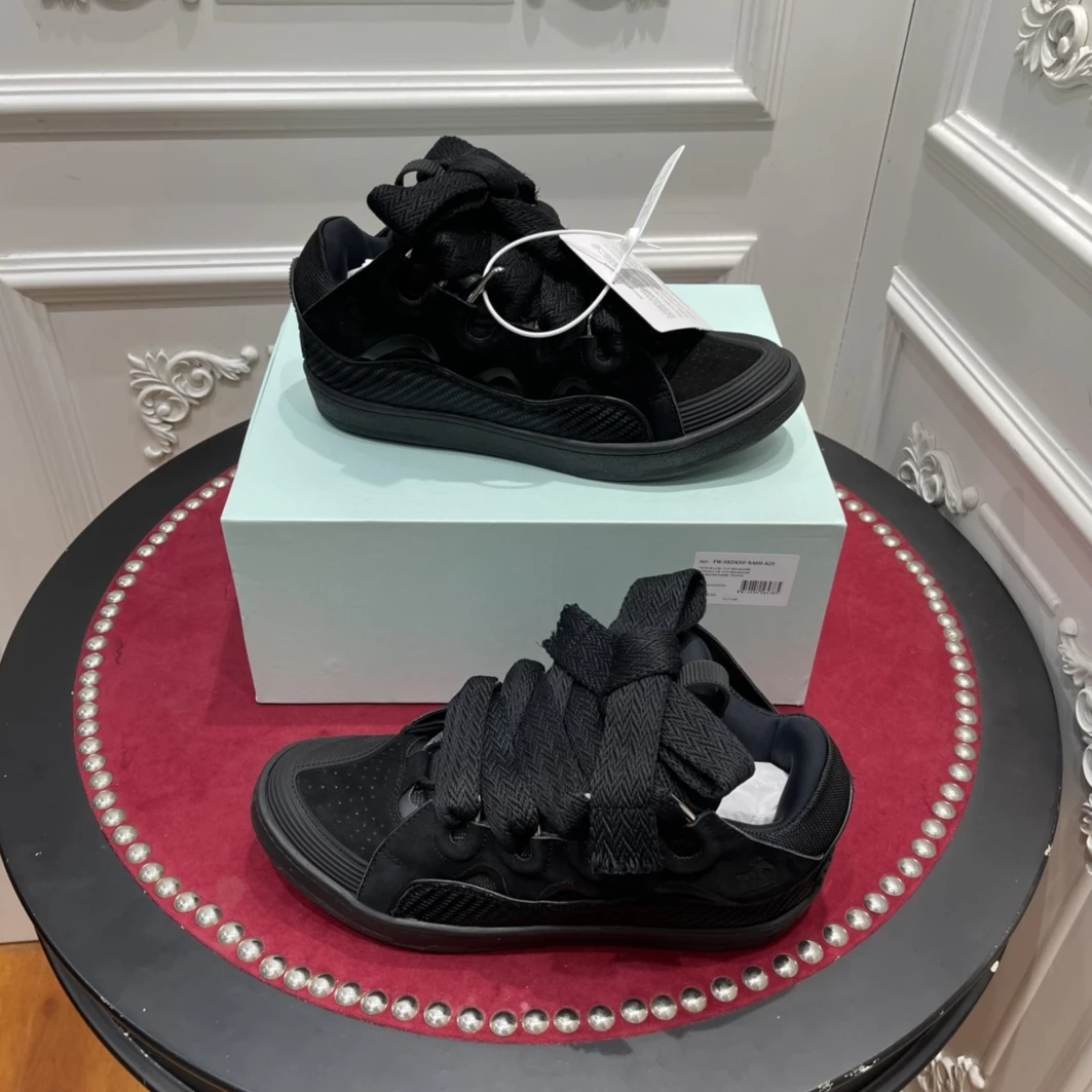 StreetReady 218 Lanvin Curb Sneaker All Black 1504