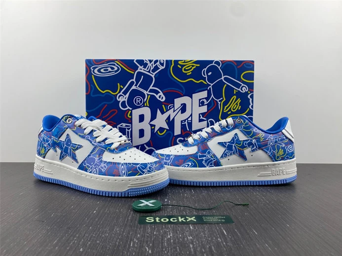 StreetReady 246 A Bathing Ape Bape Sta Medicom Toy Bearbrick Camo Blue 2790