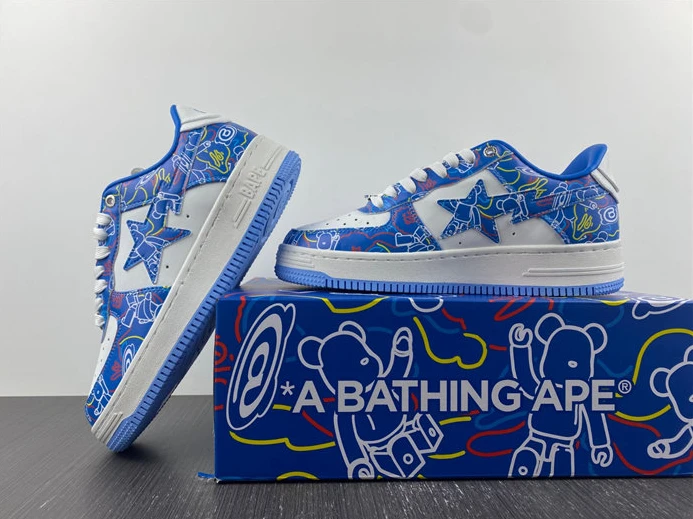 StreetReady 246 A Bathing Ape Bape Sta Medicom Toy Bearbrick Camo Blue 2790