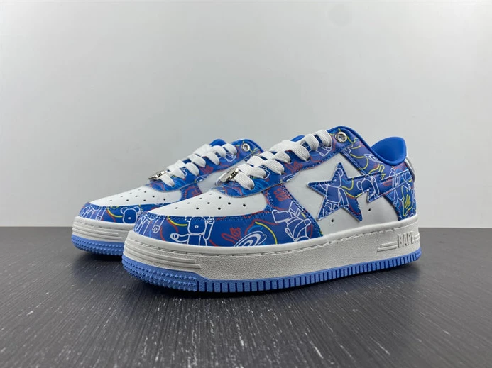 StreetReady 246 A Bathing Ape Bape Sta Medicom Toy Bearbrick Camo Blue 2790