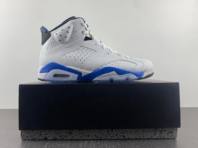 StreetReady 5819 Jordan 6 White blue sn 983