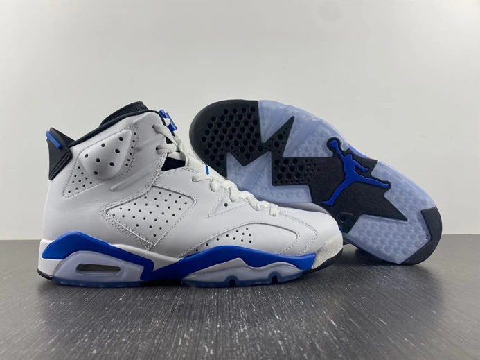 StreetReady 5819 Jordan 6 White blue sn 983