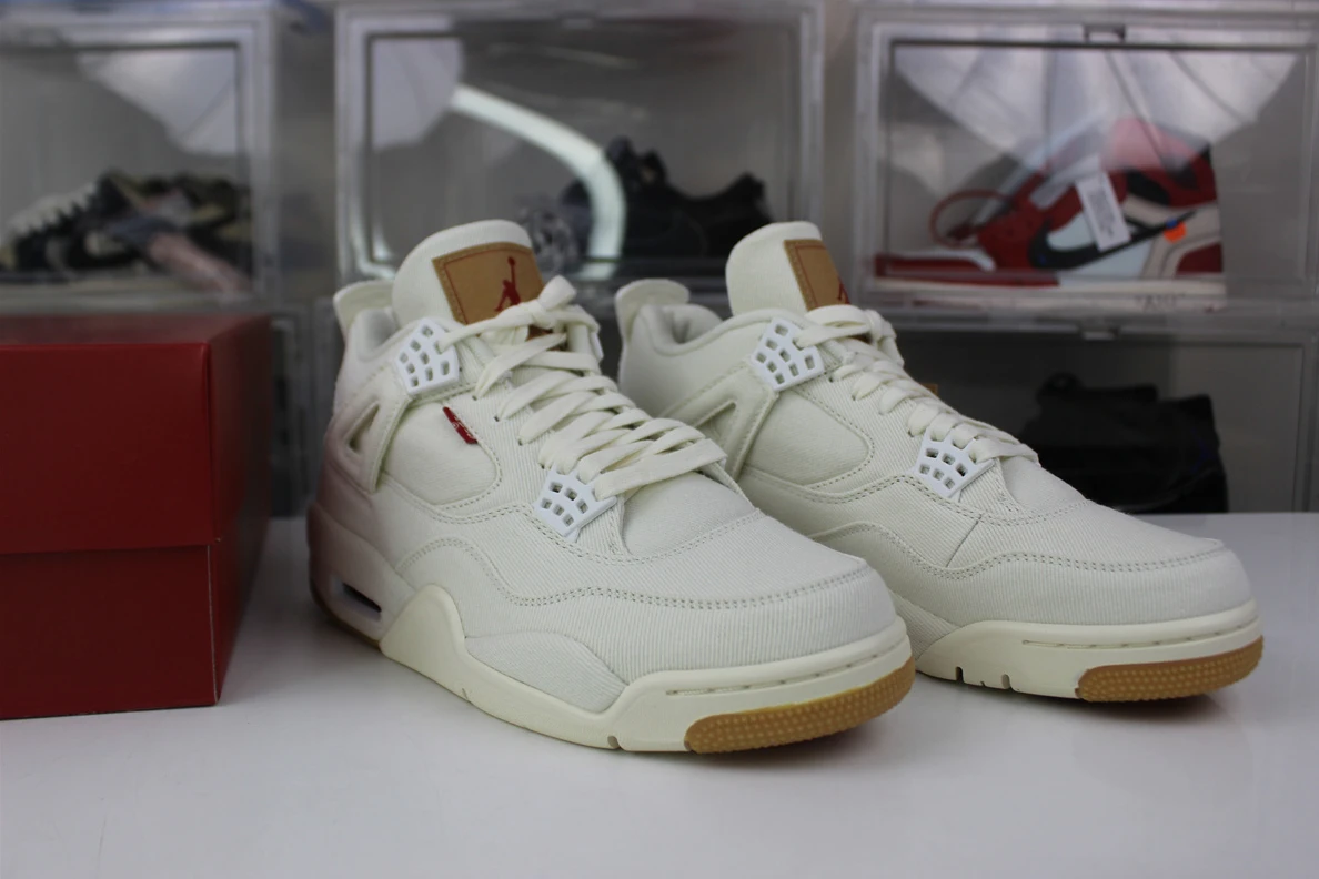 StreetReady 5860 GOAT Air Jordan 4 White Levis 802