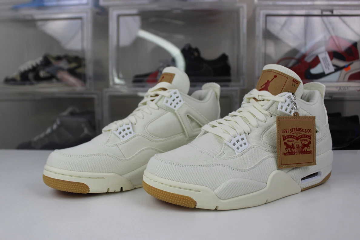 StreetReady 5860 GOAT Air Jordan 4 White Levis 802