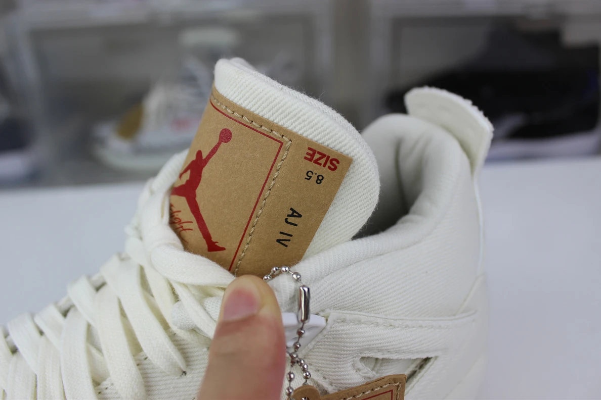 StreetReady 5860 GOAT Air Jordan 4 White Levis 802