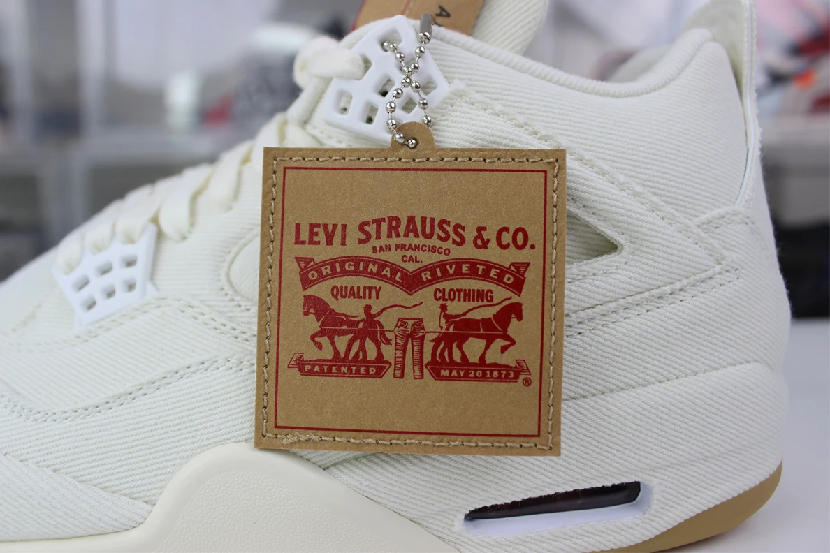 StreetReady 5860 GOAT Air Jordan 4 White Levis 802